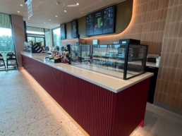 Internal Counter Shot of Starbucks Gainsborough Completed By Jephsons Shopfitters