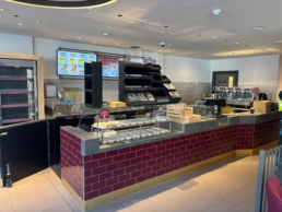 Inside The Shop at Refurbishment of Costa Coffee Cromer